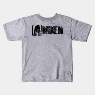 Anden Ministries Logo Black Distressed Kids T-Shirt